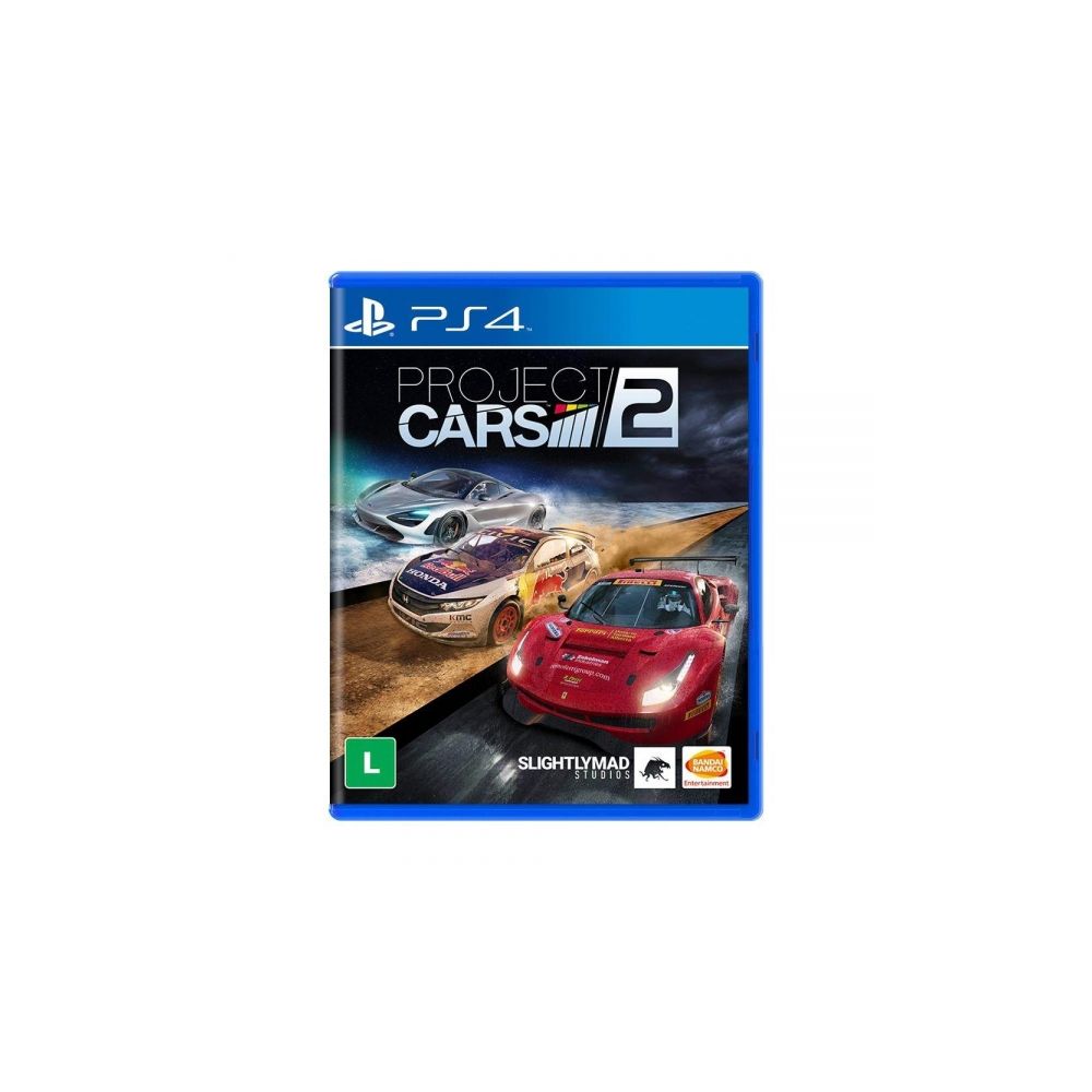 Game Bandai Namco Project Cars 2 PS4 GAMES E CONSOLES GAME